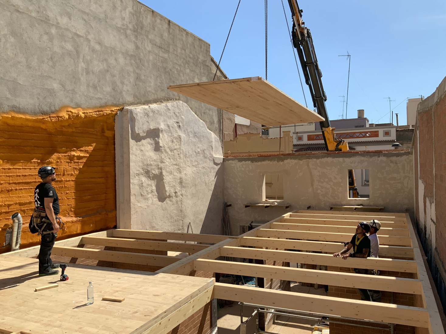 Construction photos. "La Sequieta" House by Lacol SCCL.