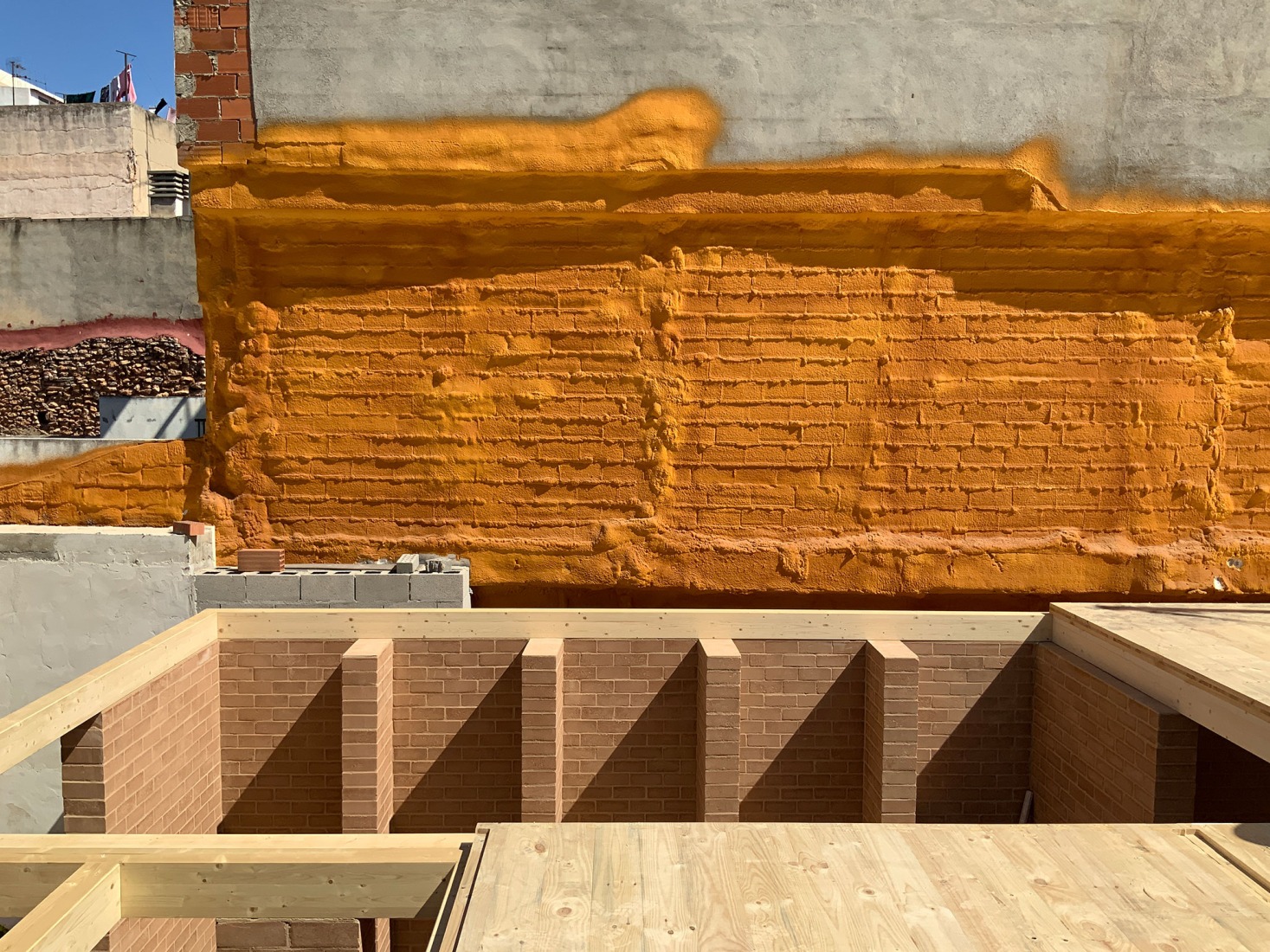 Construction photos. "La Sequieta" House by Lacol SCCL.
