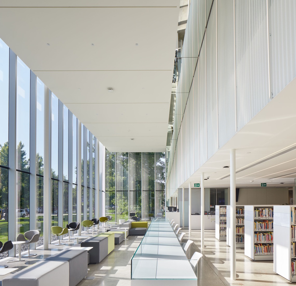 Centennial College’s Story Arts Campus Library by RDHA. Photograph by Tom Arban.