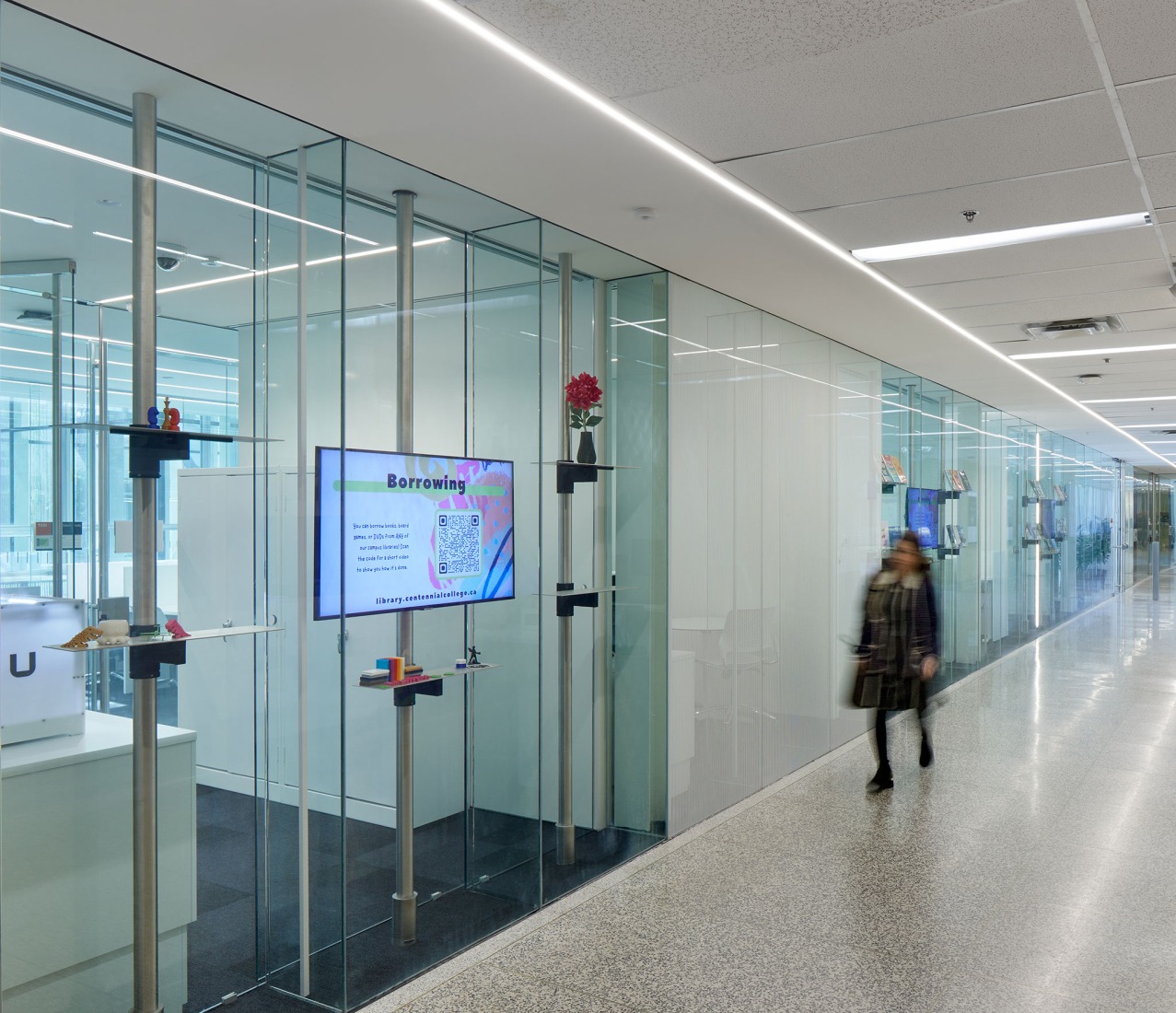 Centennial College’s Story Arts Campus Library by RDHA. Photograph by Tom Arban.