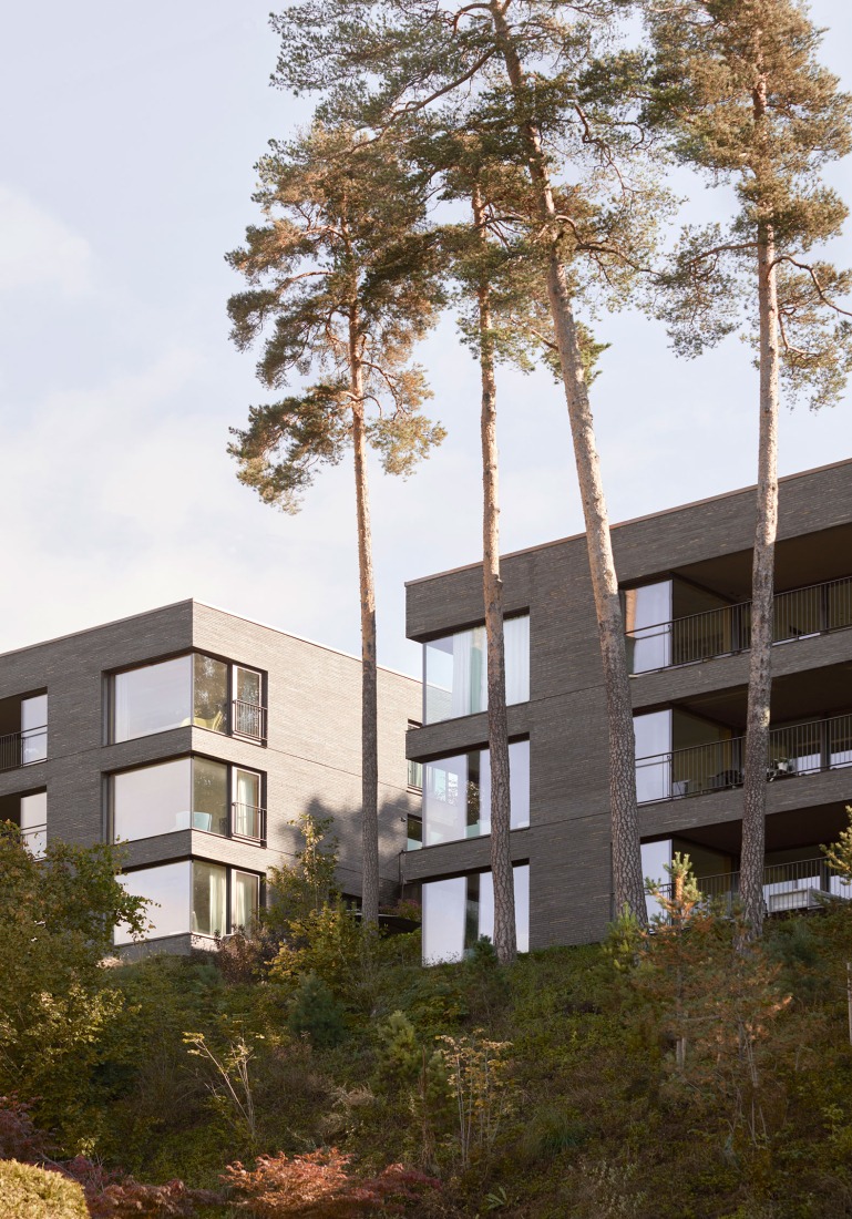 Grimelundsveien Apartments by R21 Arkitekter. Photograph by Mariela Apollonio.