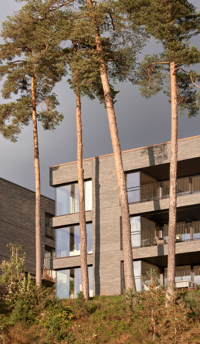 Grimelundsveien Apartments by R21 Arkitekter. Photograph by Mariela Apollonio.