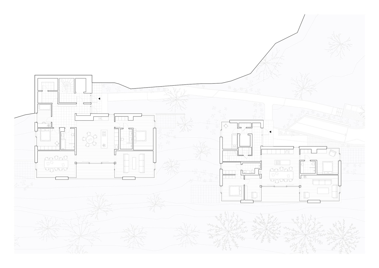 Floor plan. Grimelundsveien Apartments by R21 Arkitekter.