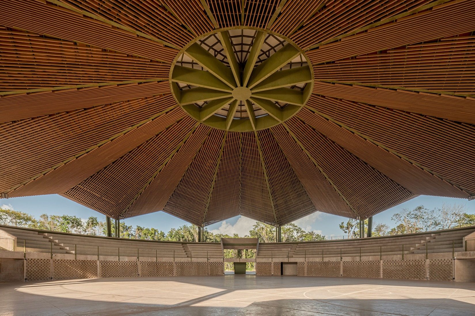 Arena. Quintana Roo Park by Aidia Studio. Photography by Andrés Cedillo. Arena. Quintana Roo Park by Aidia Studio. Photography by Andrés Cedillo.