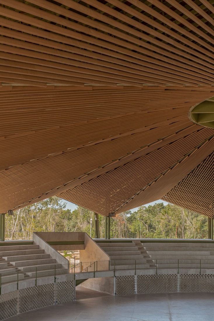 Arena. Quintana Roo Park by Aidia Studio. Photography by Andrés Cedillo. Arena. Quintana Roo Park by Aidia Studio. Photography by Andrés Cedillo.