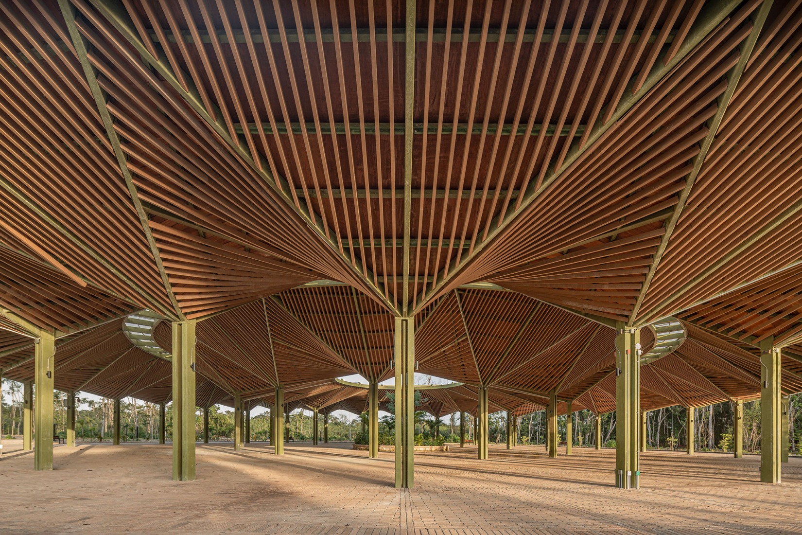 Pavilion. Quintana Roo Park by Aidia Studio. Photography by Andrés Cedillo. Pavilion. Quintana Roo Park by Aidia Studio. Photography by Andrés Cedillo.