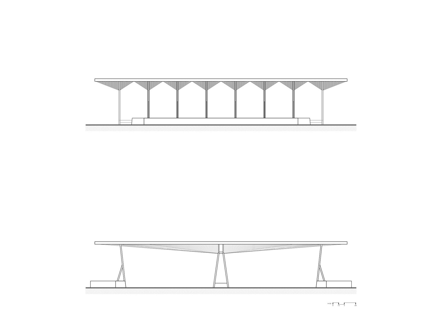 Canchas. Elevations. Quintana Roo Park by Aidia Studio. Canchas. Elevations. Quintana Roo Park by Aidia Studio.