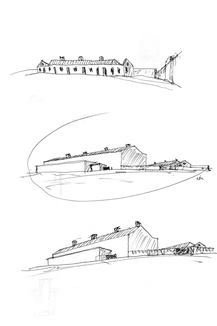 Croquis. Rehabilitación urbana del Bairro do Boneco por Adarq.