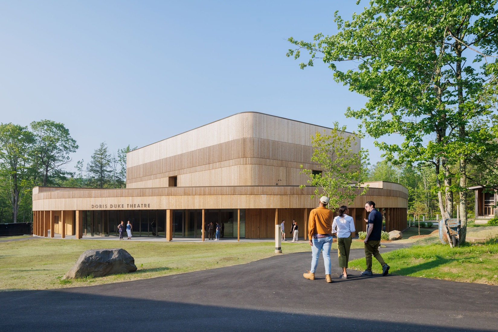 Teatro Doris Theatre por Mecanoo. Fotografía por Iwan Baan, Cortesía por Jacob's Pillow.