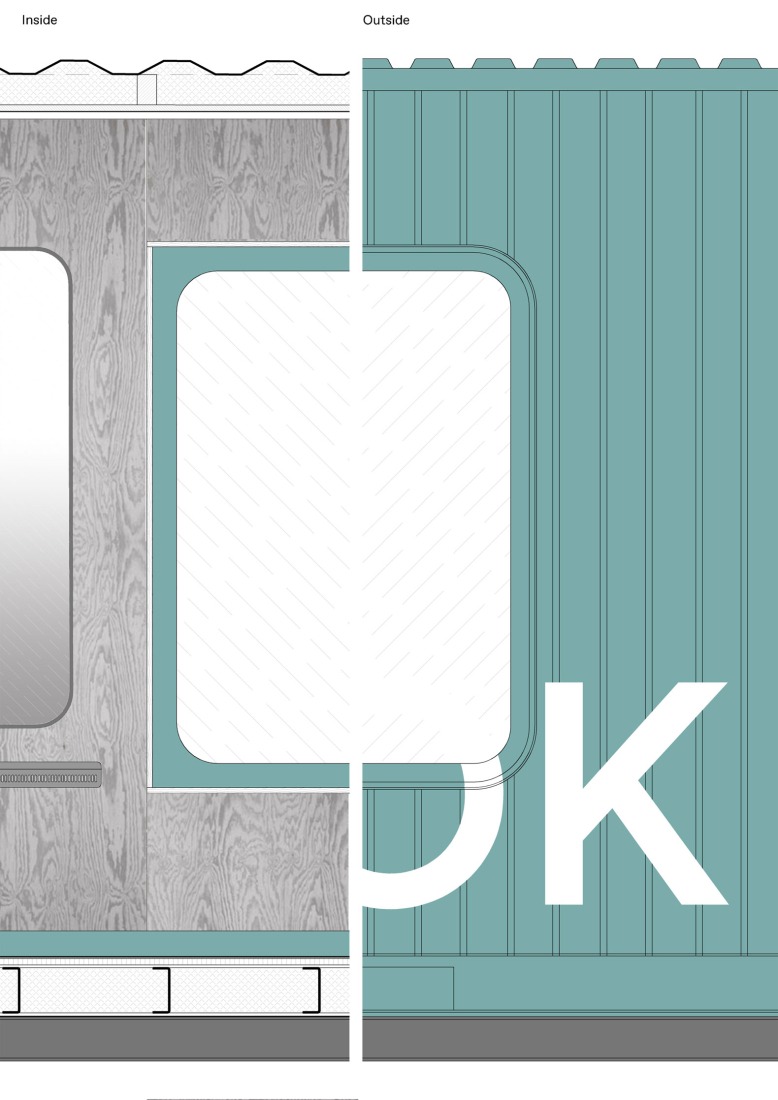 Detalle. Drevak por Sodomka Sodomková Architekti.