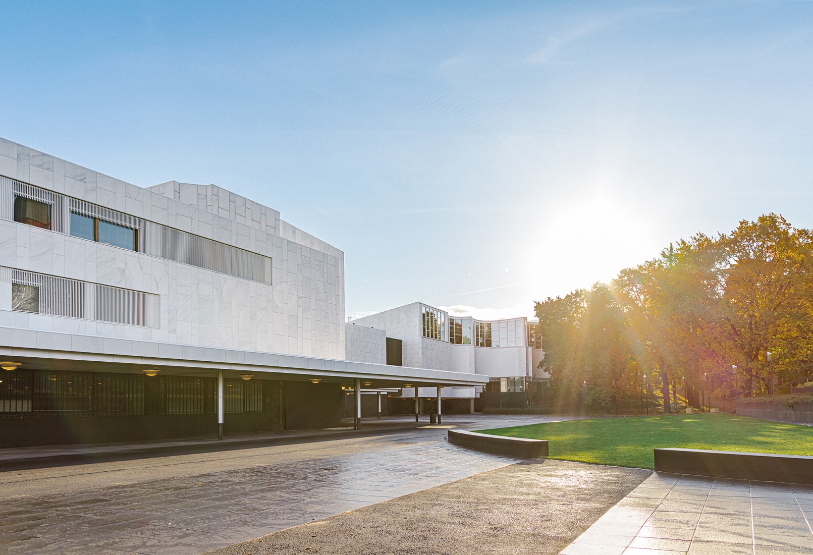 Alvar Aalto's Finlandia Hall. Photograph by Satu Mali.