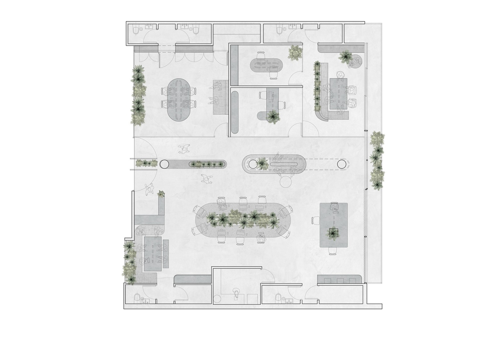 Floor plan. Zapiola by Grizzo Studio.