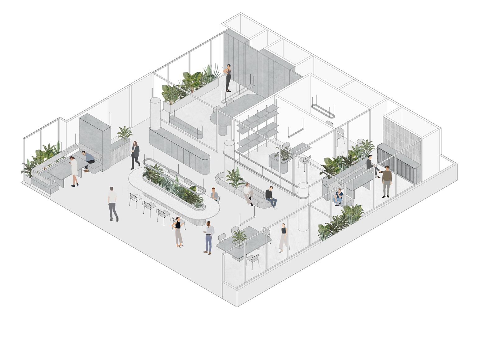 Floor plan. Zapiola by Grizzo Studio.