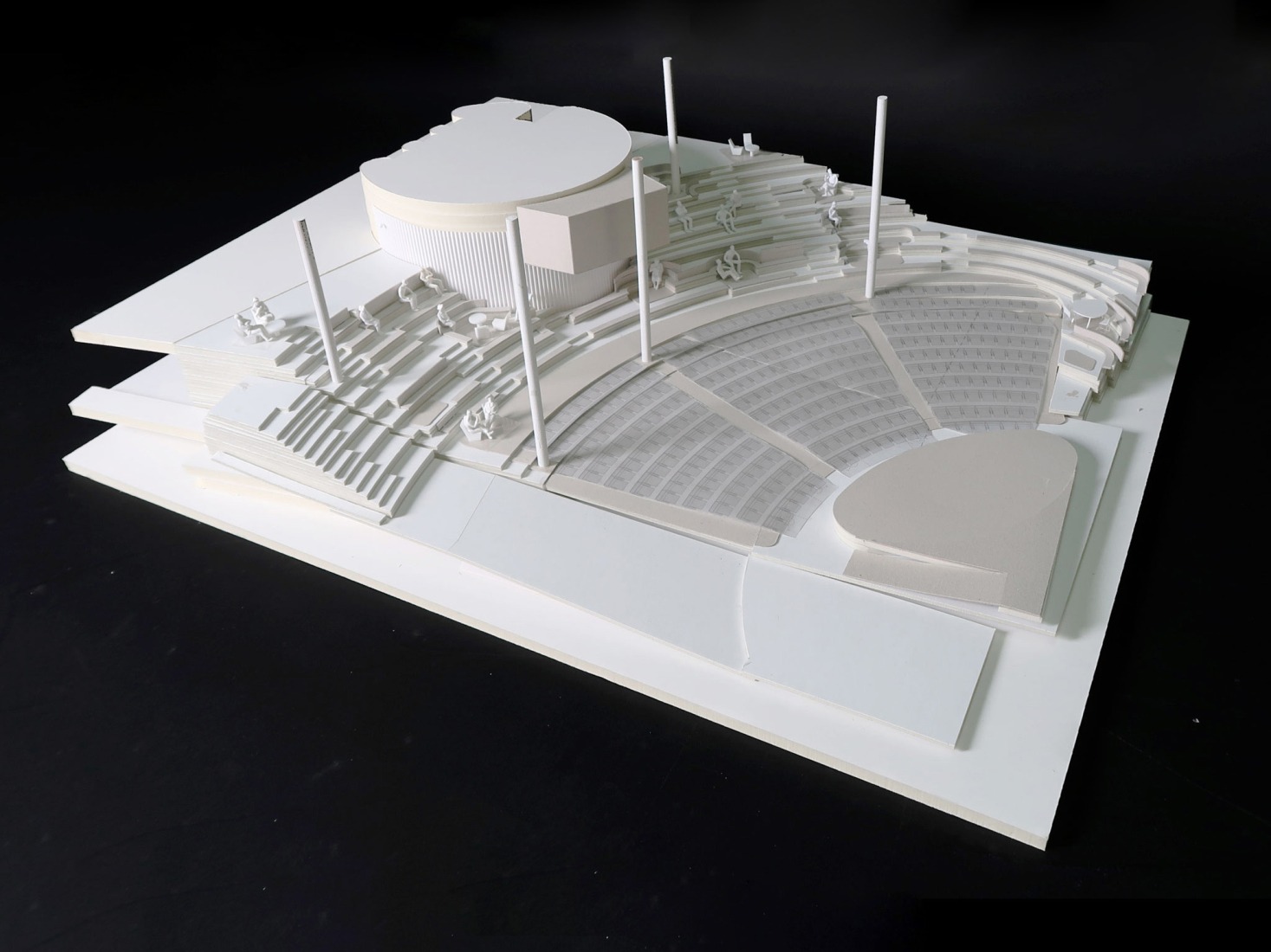 Model. Lombard Odier New Headquarters by Herzog & de Meuron. 