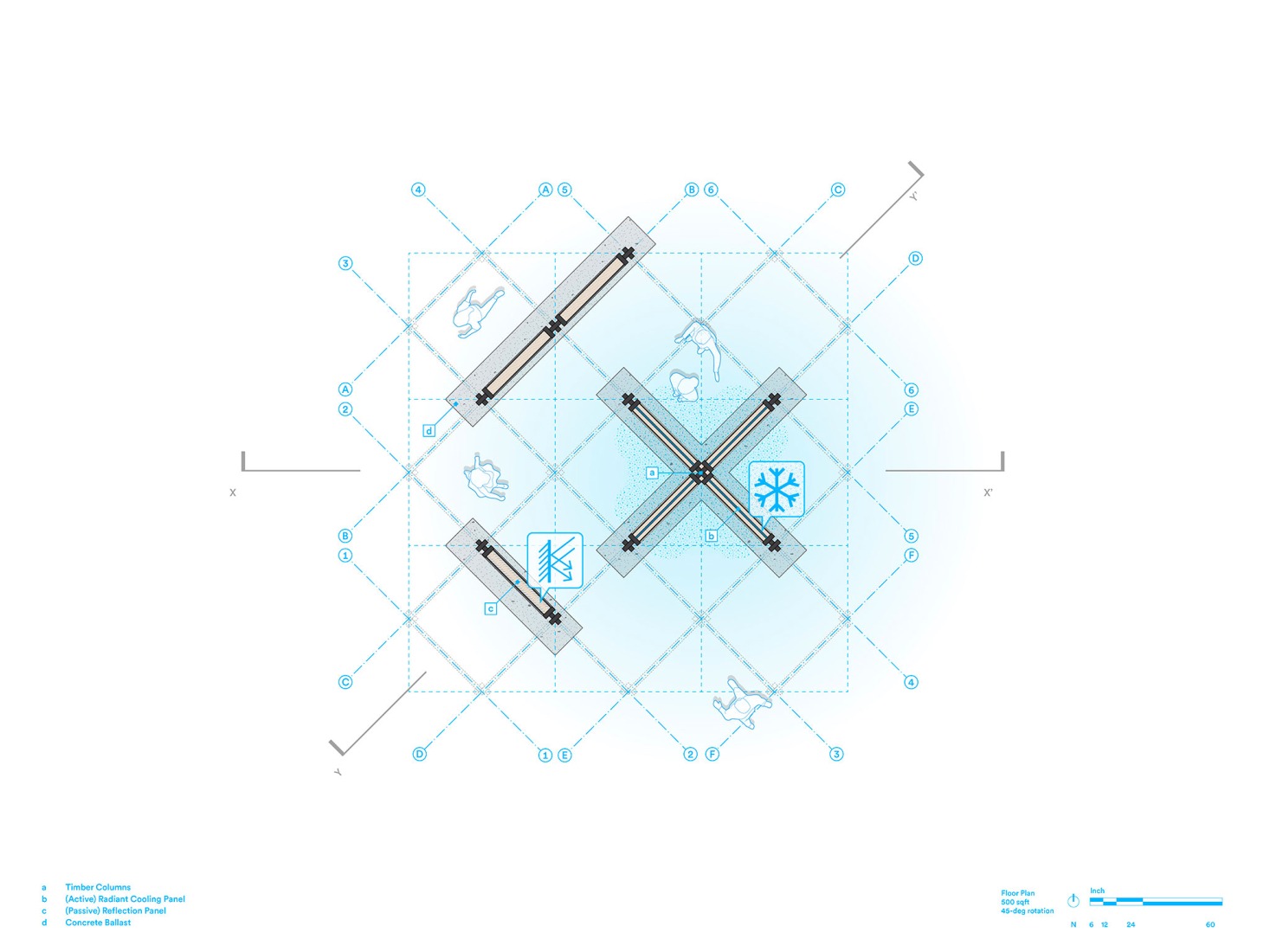 Ground floor plan. Diagram. KlimaKover by Henning Larsen. Ground floor plan. Diagram. KlimaKover by Henning Larsen.