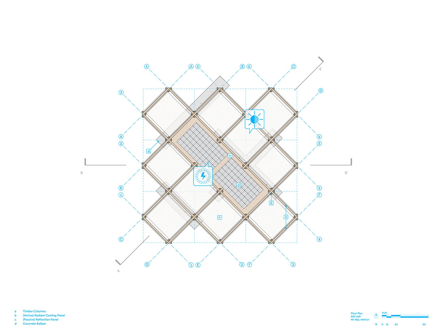 Rooftop floor plan. Diagram. KlimaKover by Henning Larsen. Rooftop floor plan. Diagram. KlimaKover by Henning Larsen.