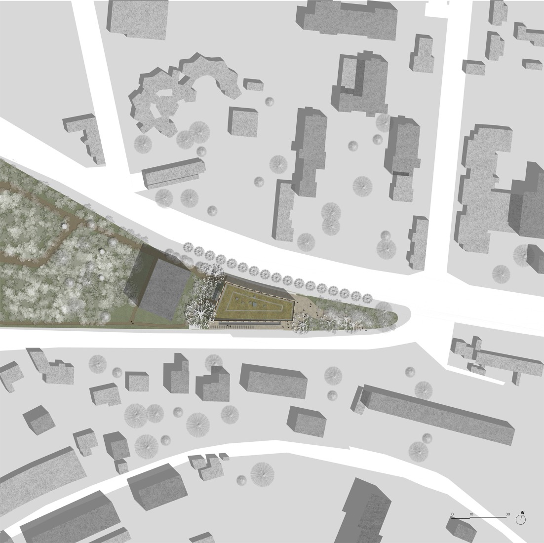 Plano de situación. Escuela de Diseño iXcampus por SAME. Plano de situación. Escuela de Diseño iXcampus por SAME.