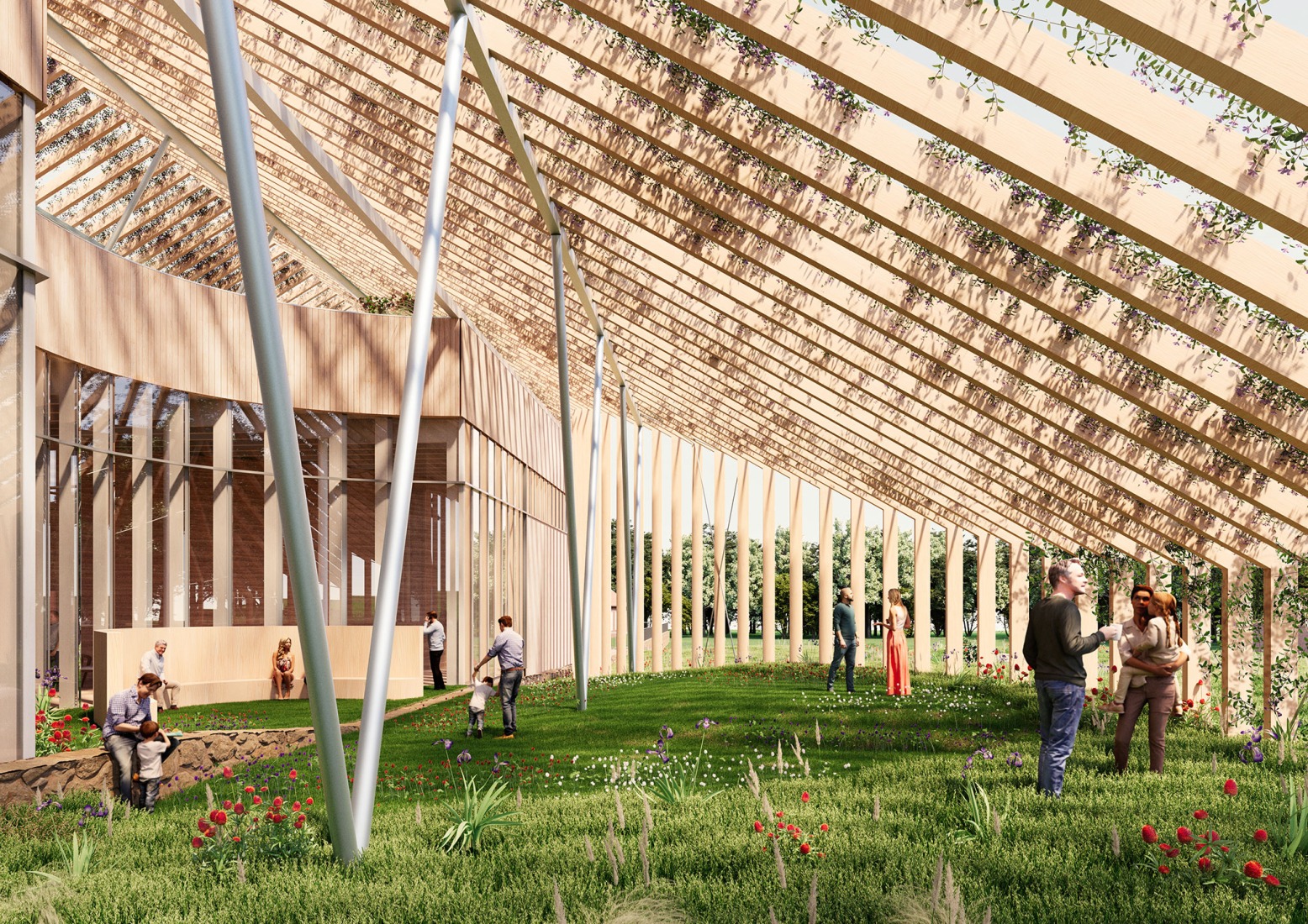 Museo Ehrhardt por Kéré architecture y HK Architekten. Visualización por Kéré architecture. Museo Ehrhardt por Kéré architecture y HK Architekten. Visualización por Kéré architecture.