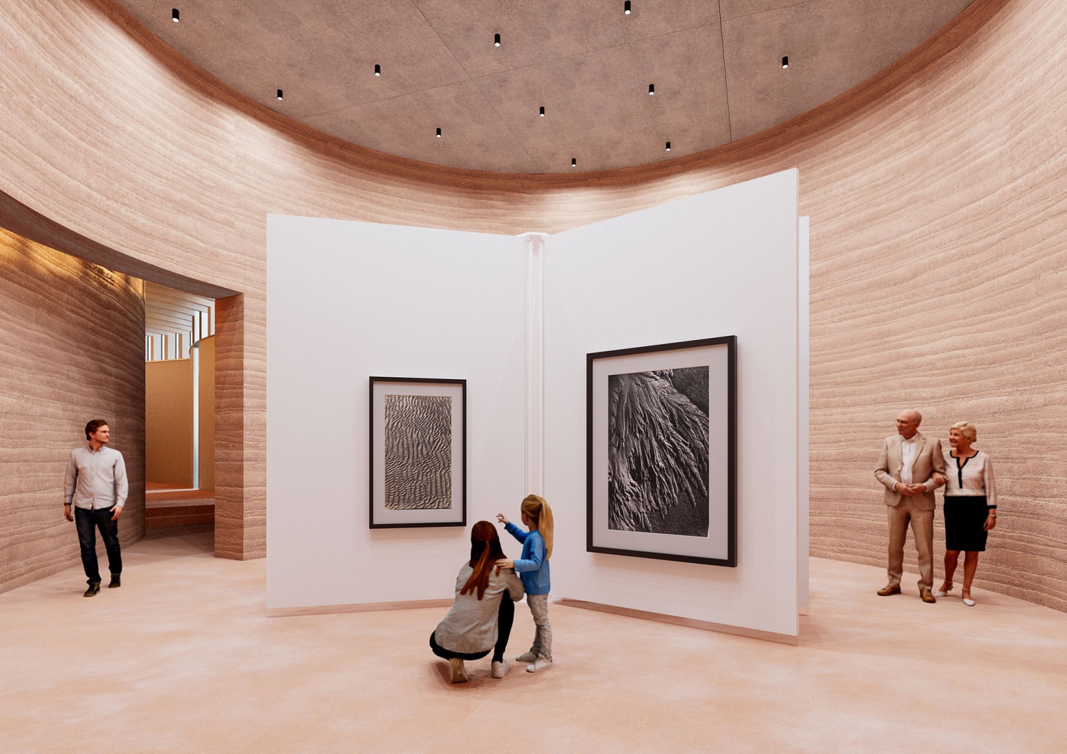 Museo Ehrhardt por Kéré architecture y HK Architekten. Visualización por Kéré architecture. Museo Ehrhardt por Kéré architecture y HK Architekten. Visualización por Kéré architecture.