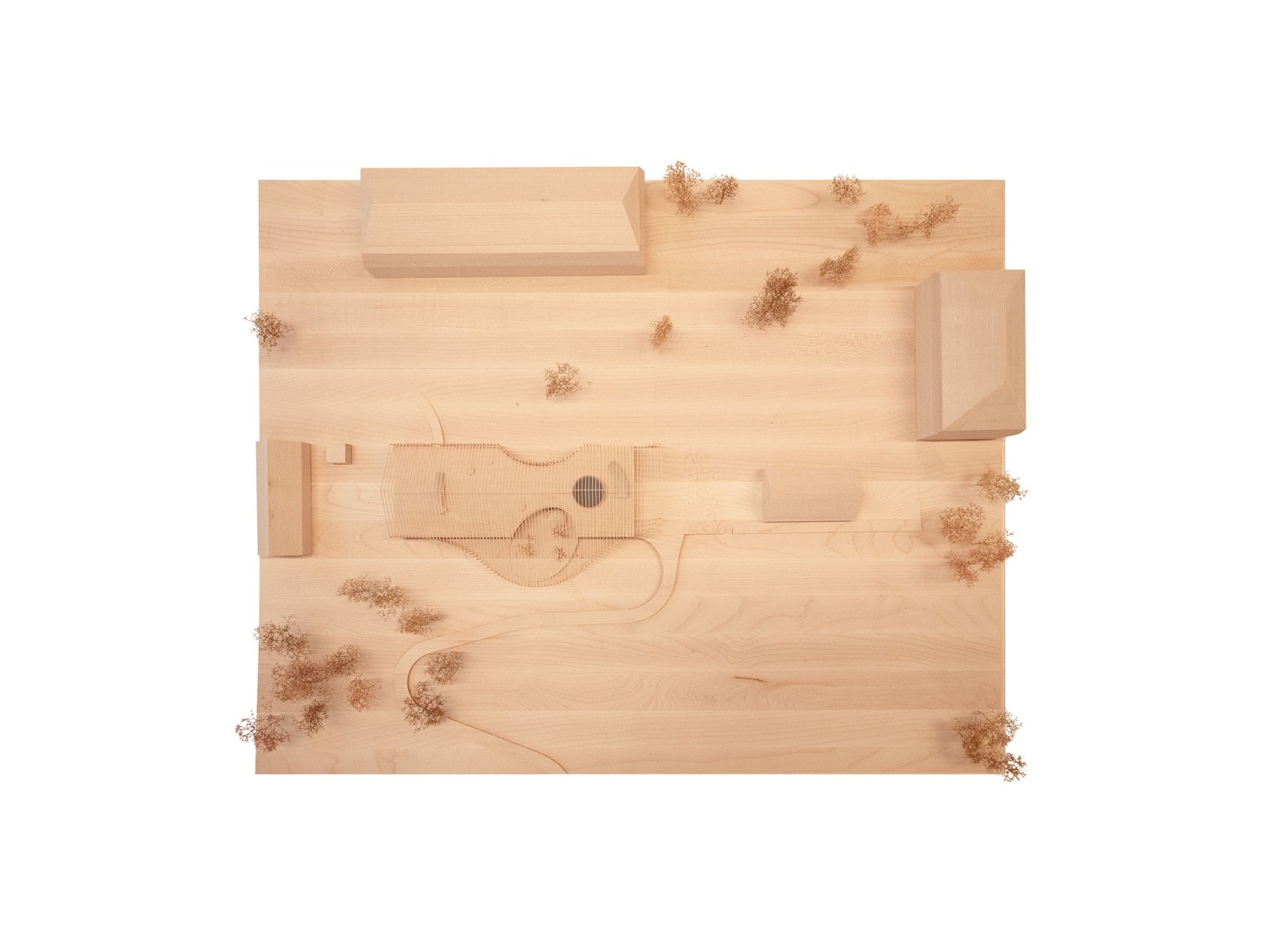 Maqueta. Museo Ehrhardt por Kéré architecture y HK Architekten. Maqueta. Museo Ehrhardt por Kéré architecture y HK Architekten.