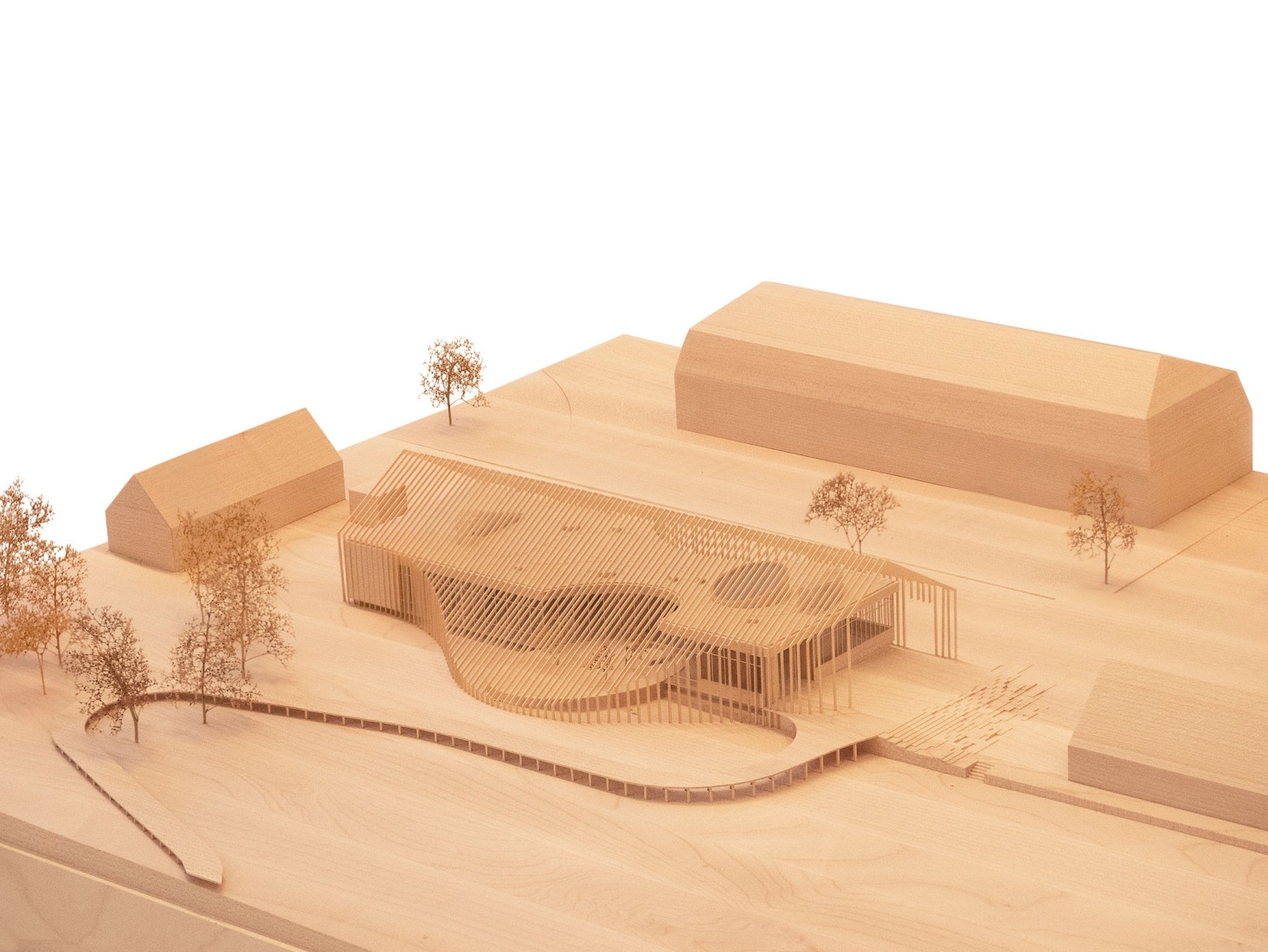 Maqueta. Museo Ehrhardt por Kéré architecture y HK Architekten. Maqueta. Museo Ehrhardt por Kéré architecture y HK Architekten.