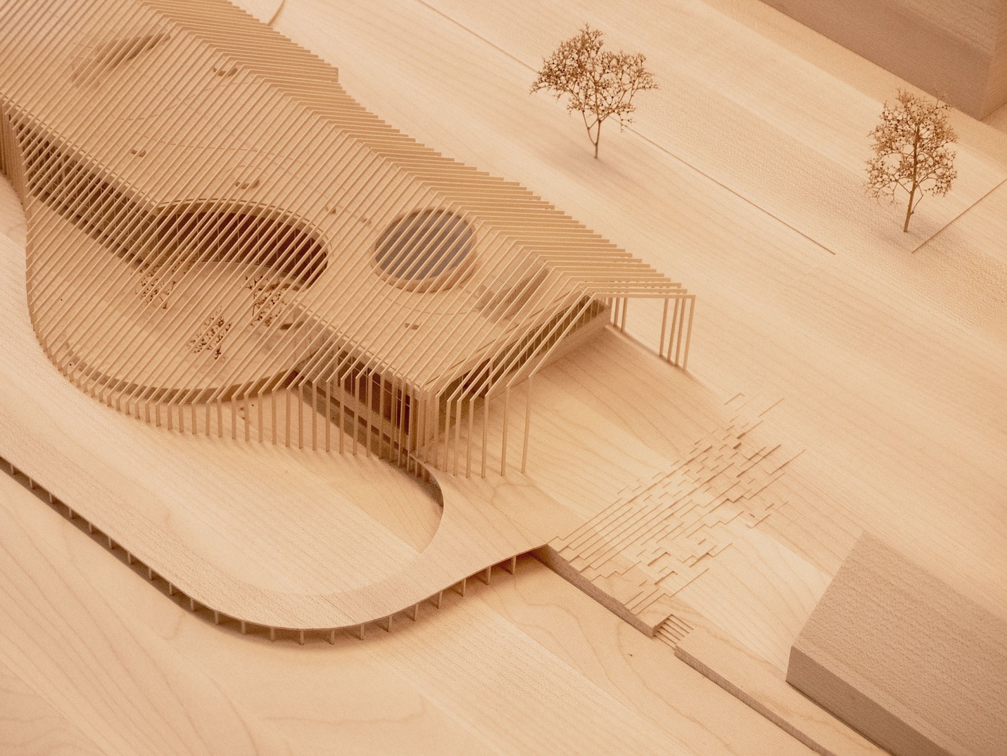 Maqueta. Museo Ehrhardt por Kéré architecture y HK Architekten. Maqueta. Museo Ehrhardt por Kéré architecture y HK Architekten.