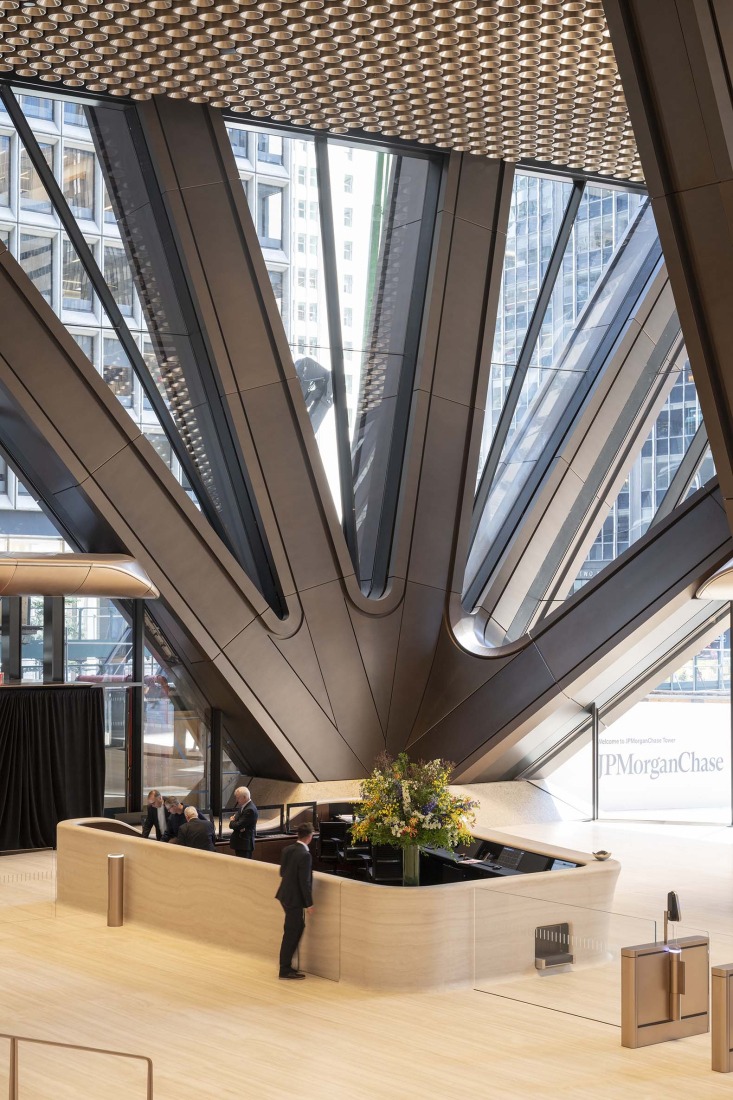 Fancolumn. JPMorganChase’s New HQ by Foster + Partners. Photograph by Nigel Young, courtesy of Foster + Partners. Fancolumn. JPMorganChase’s New HQ by Foster + Partners. Photograph by Nigel Young, courtesy of Foster + Partners.