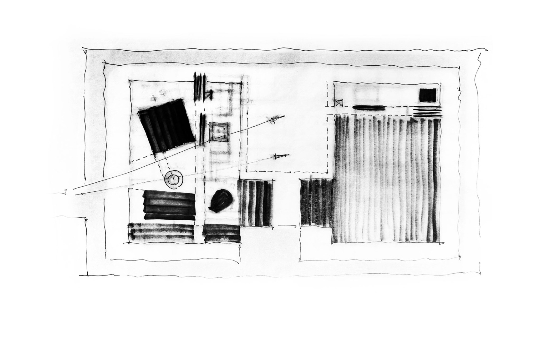 Croquis. SPARK 761, Centro de Innovación y Desarrollo Digital de Pekín por llLab.