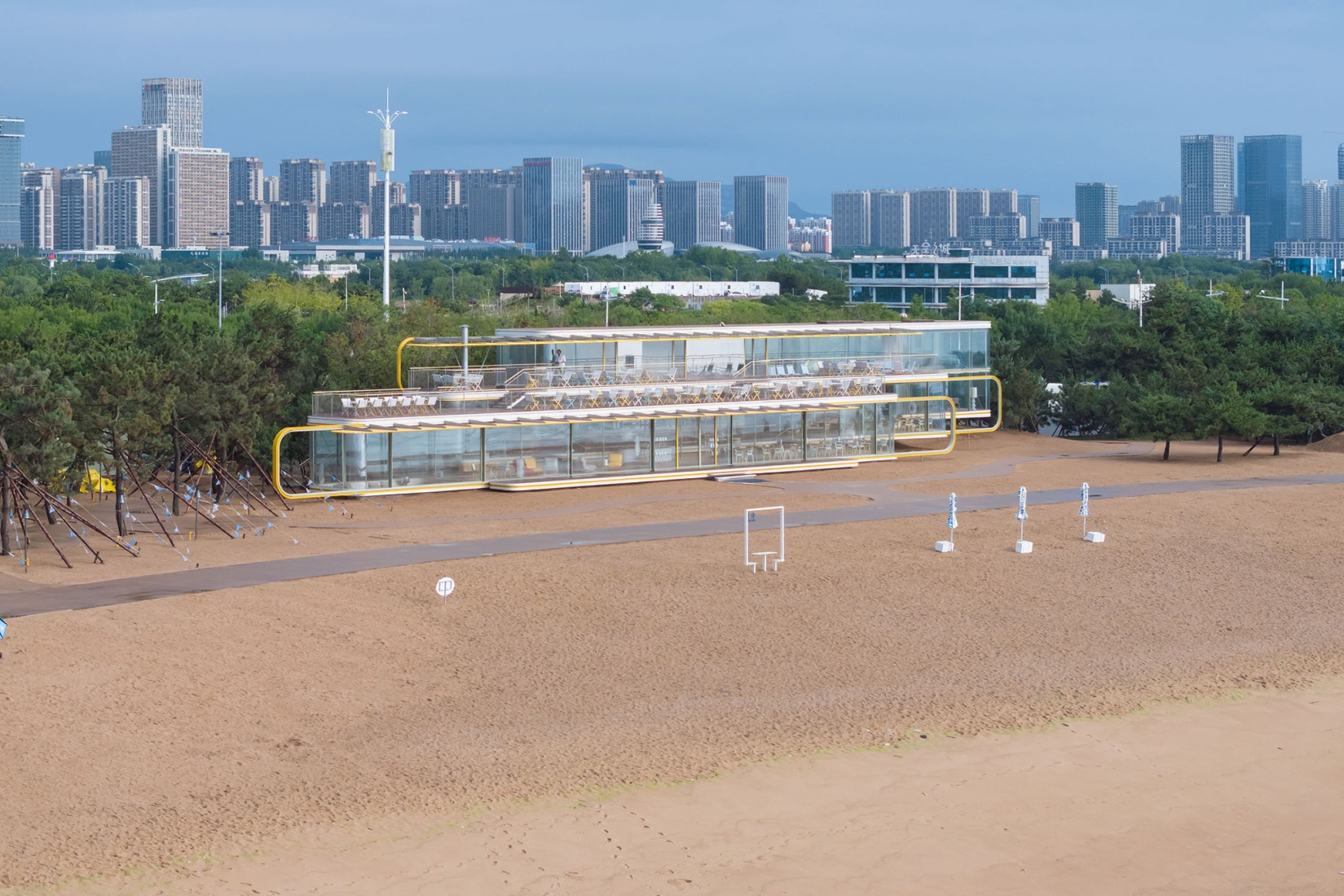 "Chiringuito Café" by SelgasCano. Photograph by Iwan Baan. "Chiringuito Café" by SelgasCano. Photograph by Iwan Baan.