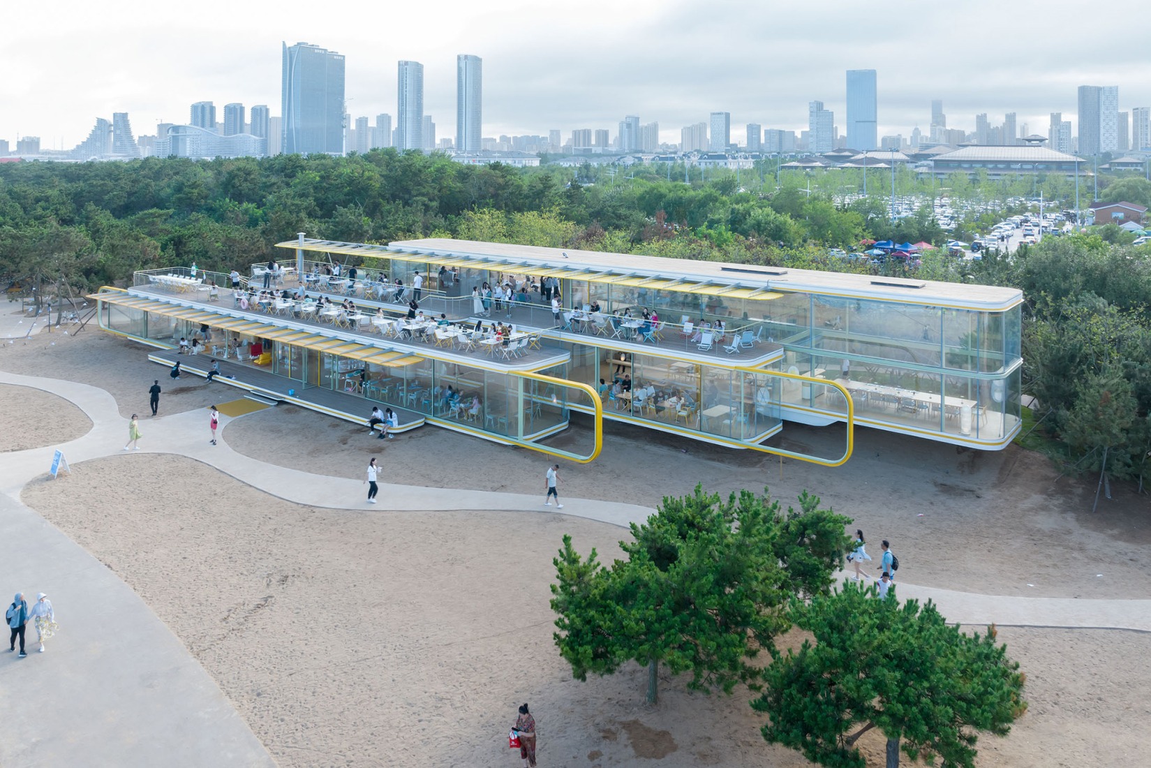 "Chiringuito Café" by SelgasCano. Photograph by Iwan Baan. "Chiringuito Café" by SelgasCano. Photograph by Iwan Baan.