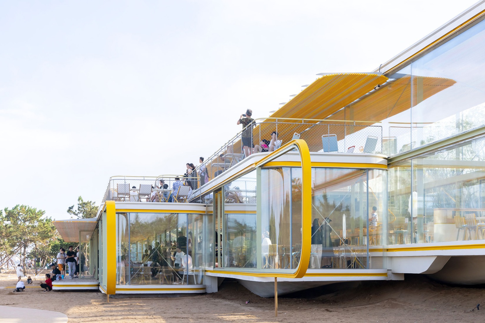 "Chiringuito Café" by SelgasCano. Photograph by Iwan Baan. "Chiringuito Café" by SelgasCano. Photograph by Iwan Baan.