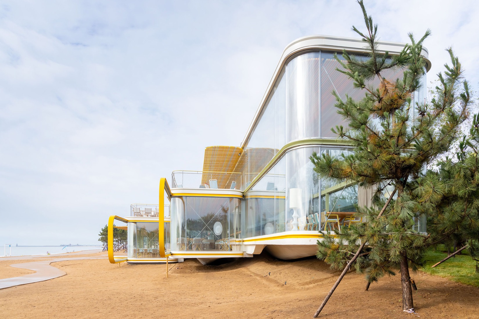 "Chiringuito Café" by SelgasCano. Photograph by Iwan Baan. "Chiringuito Café" by SelgasCano. Photograph by Iwan Baan.