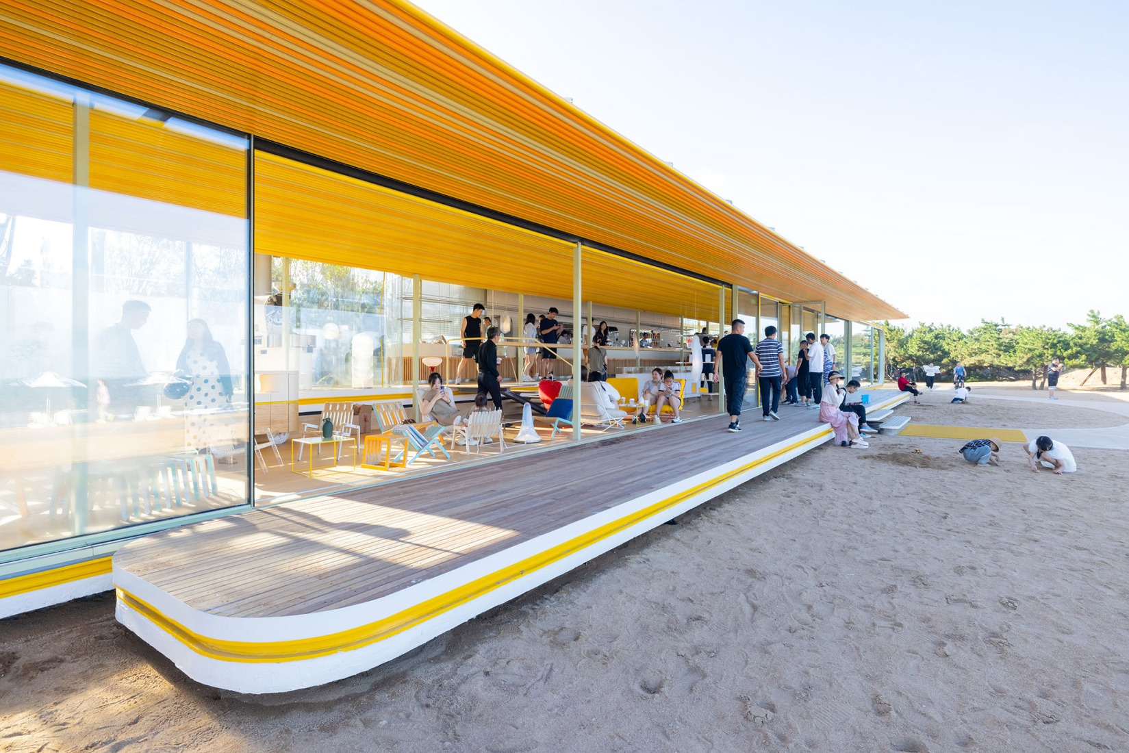 "Chiringuito Café" by SelgasCano. Photograph by Iwan Baan. "Chiringuito Café" by SelgasCano. Photograph by Iwan Baan.