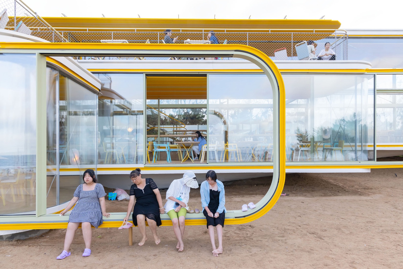 "Chiringuito Café" by SelgasCano. Photograph by Iwan Baan. "Chiringuito Café" by SelgasCano. Photograph by Iwan Baan.