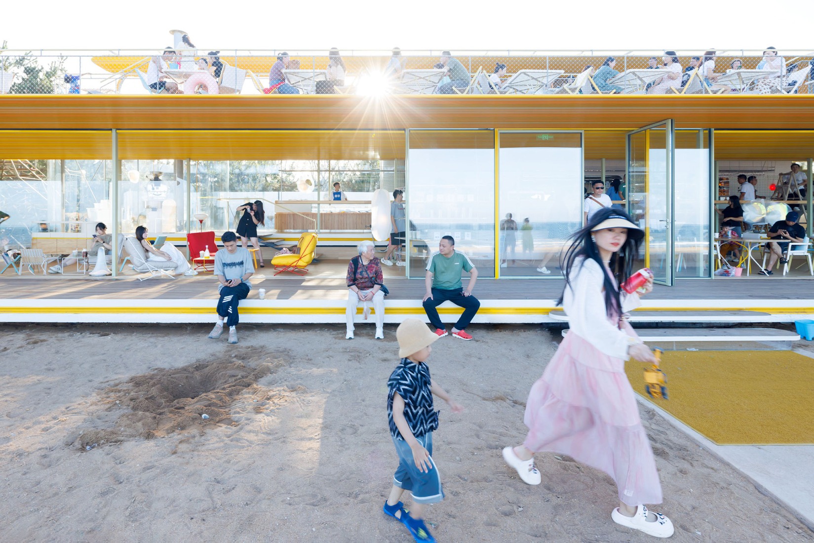 "Chiringuito Café" by SelgasCano. Photograph by Iwan Baan. "Chiringuito Café" by SelgasCano. Photograph by Iwan Baan.