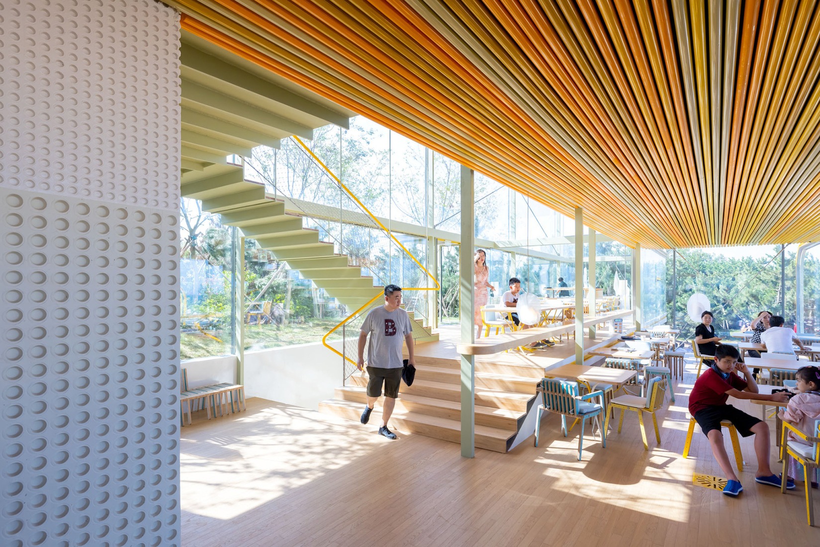 "Chiringuito Café" by SelgasCano. Photograph by Iwan Baan. "Chiringuito Café" by SelgasCano. Photograph by Iwan Baan.