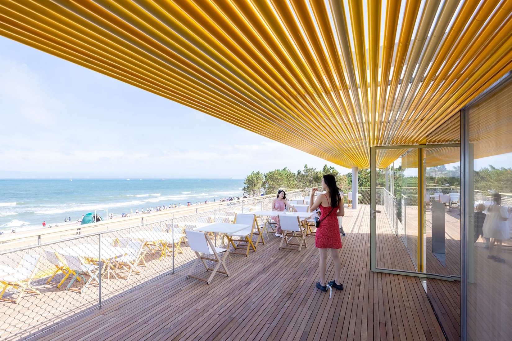 "Chiringuito Café" by SelgasCano. Photograph by Iwan Baan. "Chiringuito Café" by SelgasCano. Photograph by Iwan Baan.