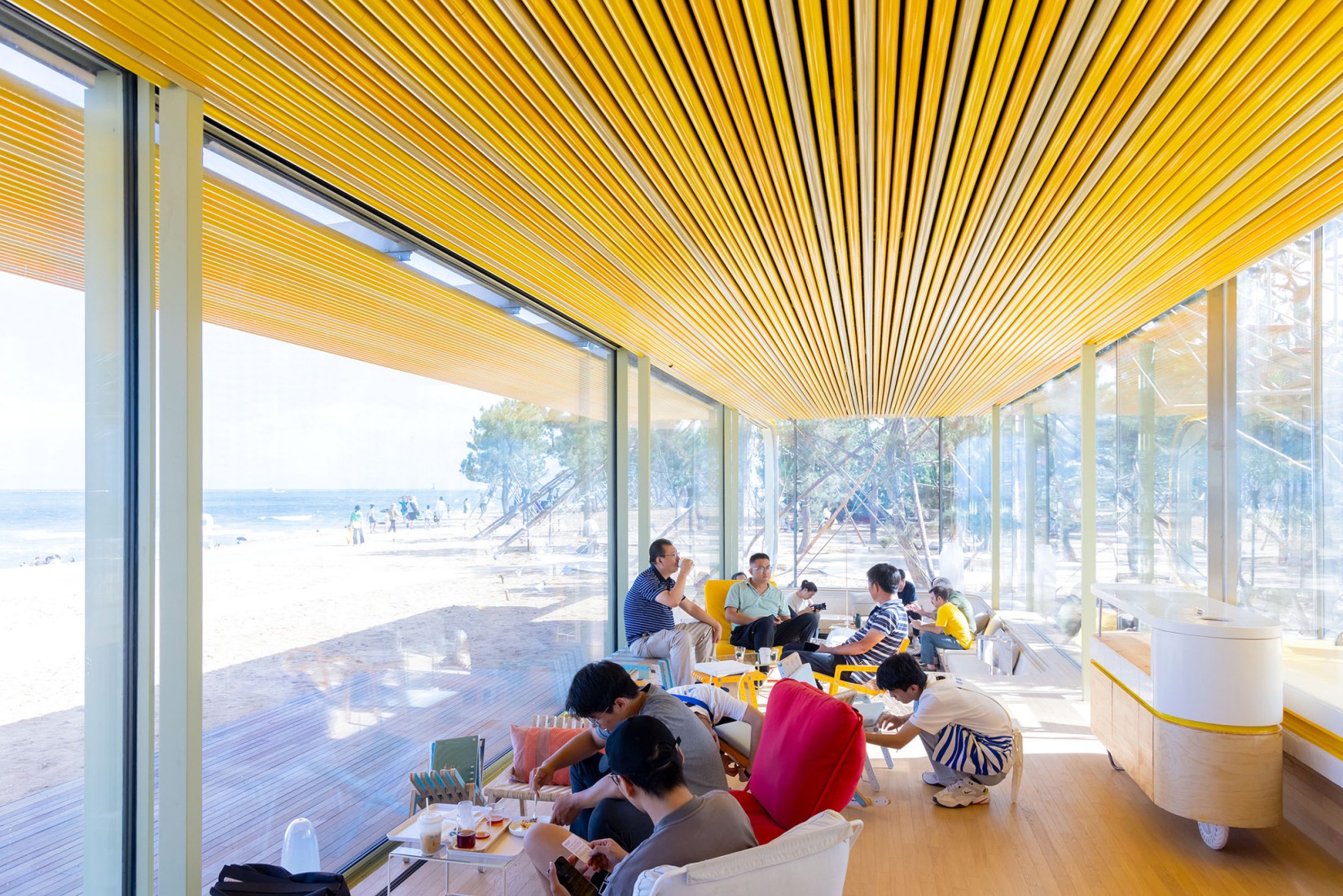 "Chiringuito Café" by SelgasCano. Photograph by Iwan Baan. "Chiringuito Café" by SelgasCano. Photograph by Iwan Baan.