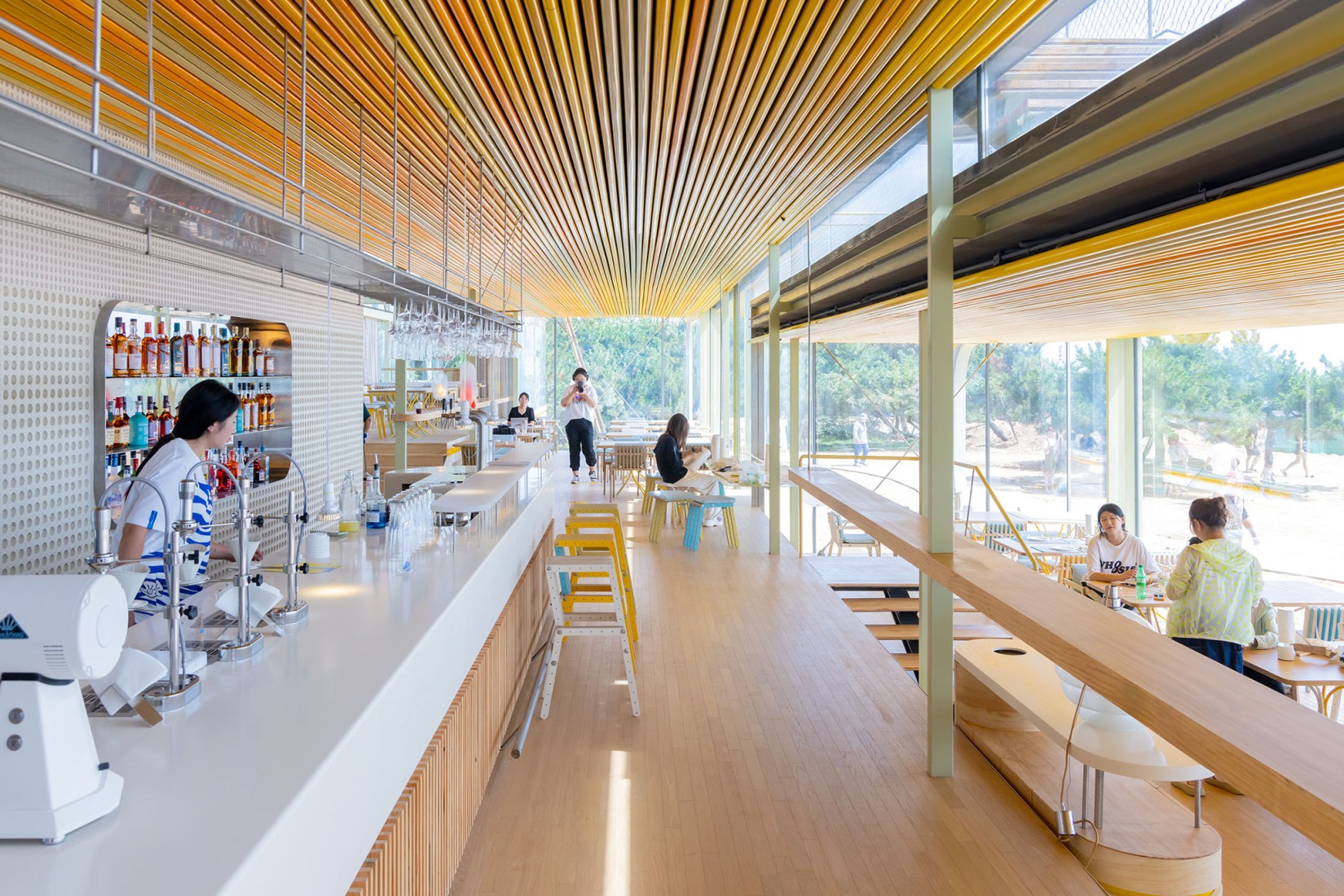 "Chiringuito Café" by SelgasCano. Photograph by Iwan Baan. "Chiringuito Café" by SelgasCano. Photograph by Iwan Baan.