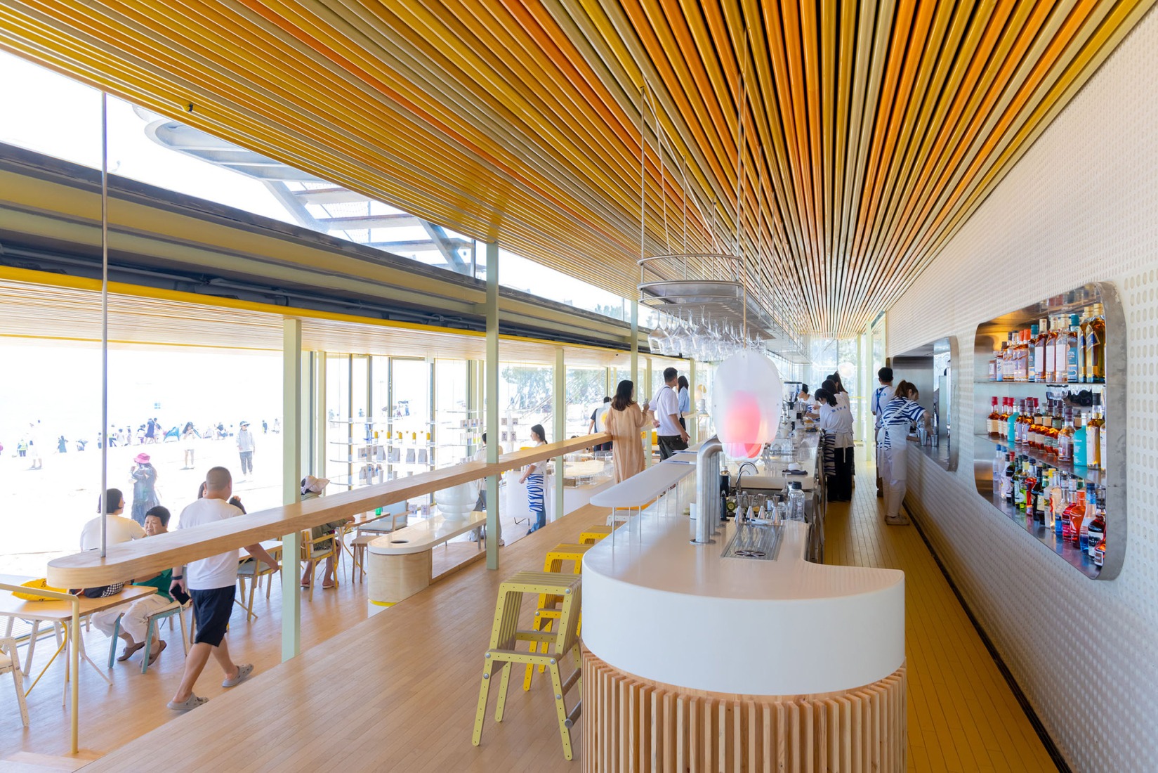 "Chiringuito Café" by SelgasCano. Photograph by Iwan Baan. "Chiringuito Café" by SelgasCano. Photograph by Iwan Baan.