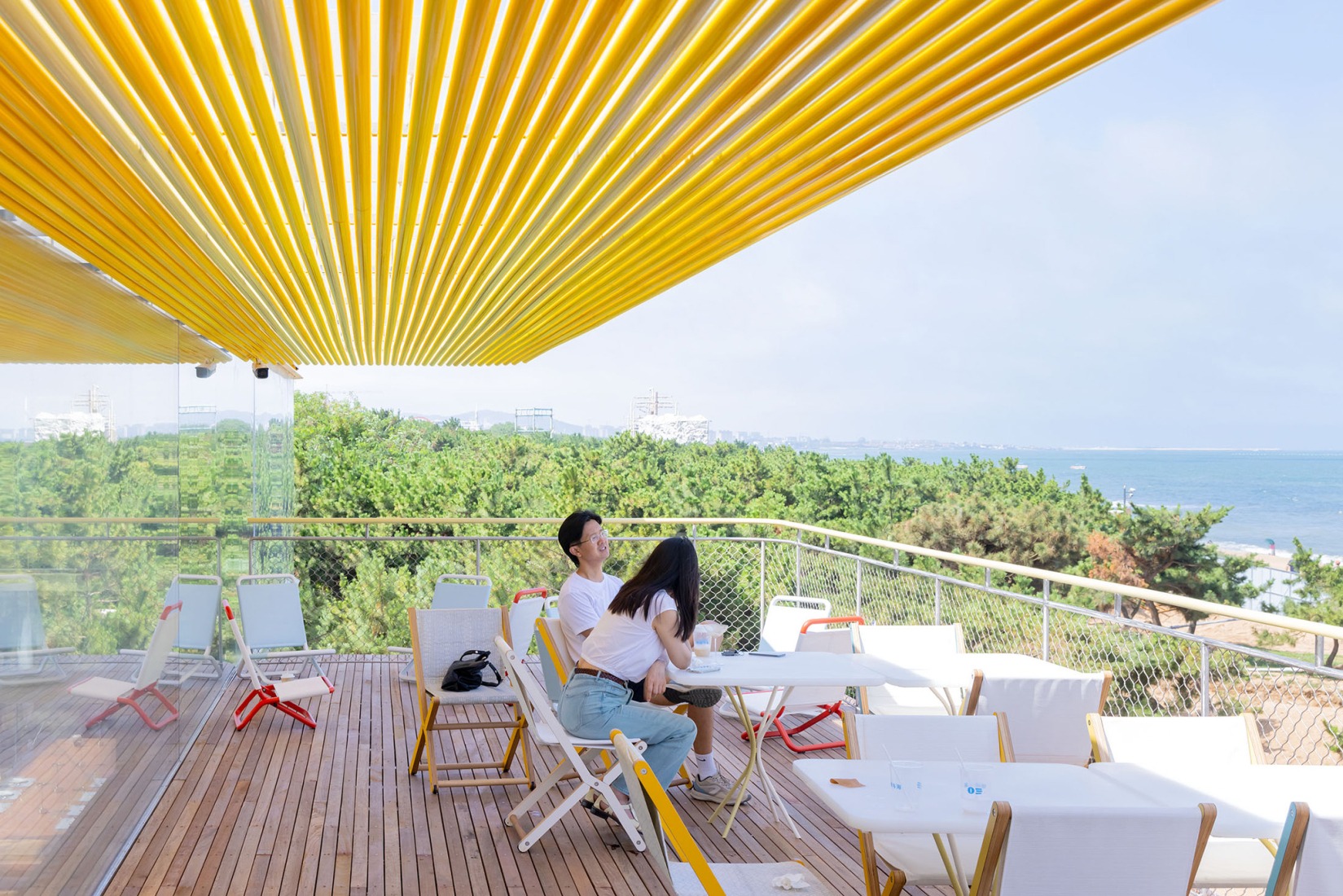 "Chiringuito Café" by SelgasCano. Photograph by Iwan Baan. "Chiringuito Café" by SelgasCano. Photograph by Iwan Baan.