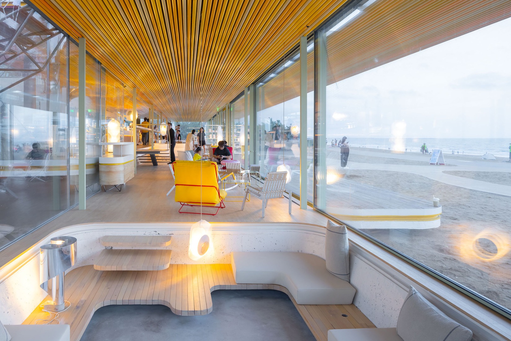 "Chiringuito Café" by SelgasCano. Photograph by Iwan Baan. "Chiringuito Café" by SelgasCano. Photograph by Iwan Baan.