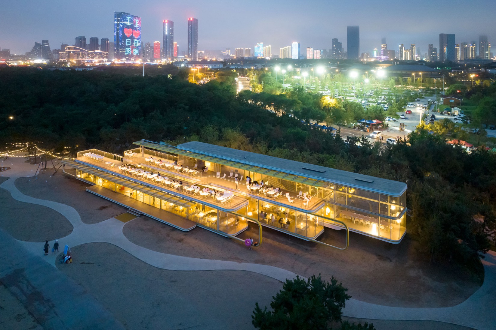 "Chiringuito Café" by SelgasCano. Photograph by Iwan Baan. "Chiringuito Café" by SelgasCano. Photograph by Iwan Baan.