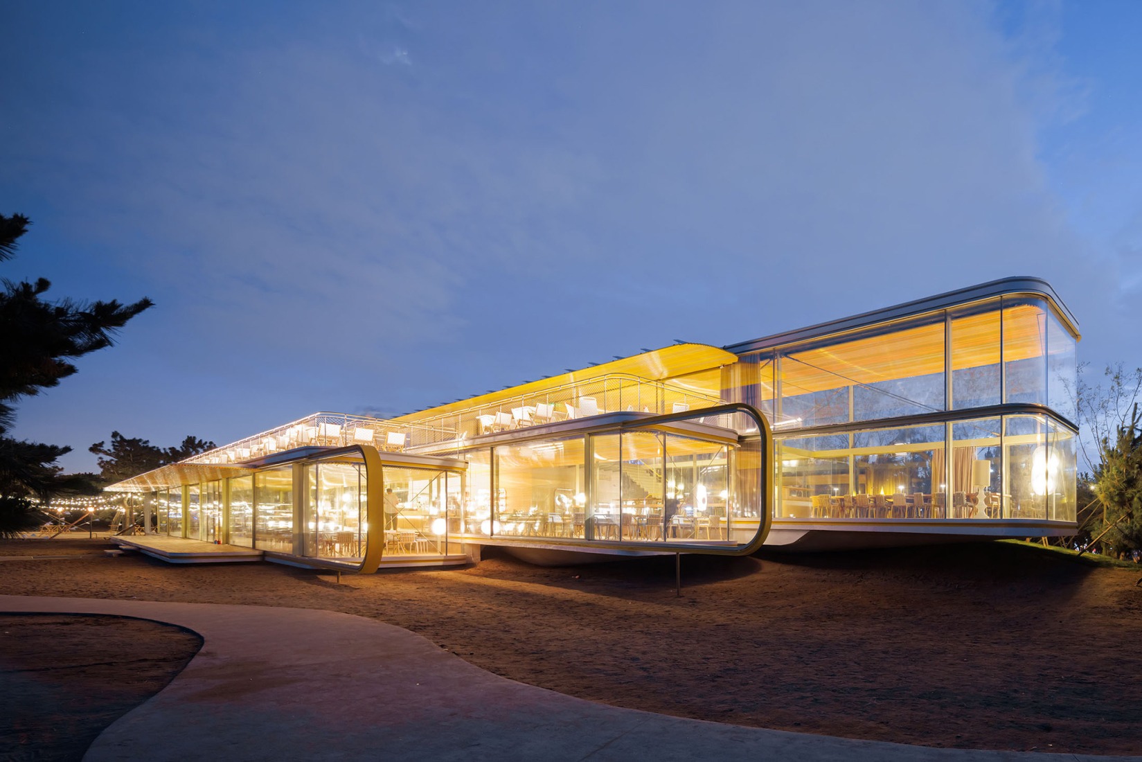 "Chiringuito Café" by SelgasCano. Photograph by Iwan Baan. "Chiringuito Café" by SelgasCano. Photograph by Iwan Baan.