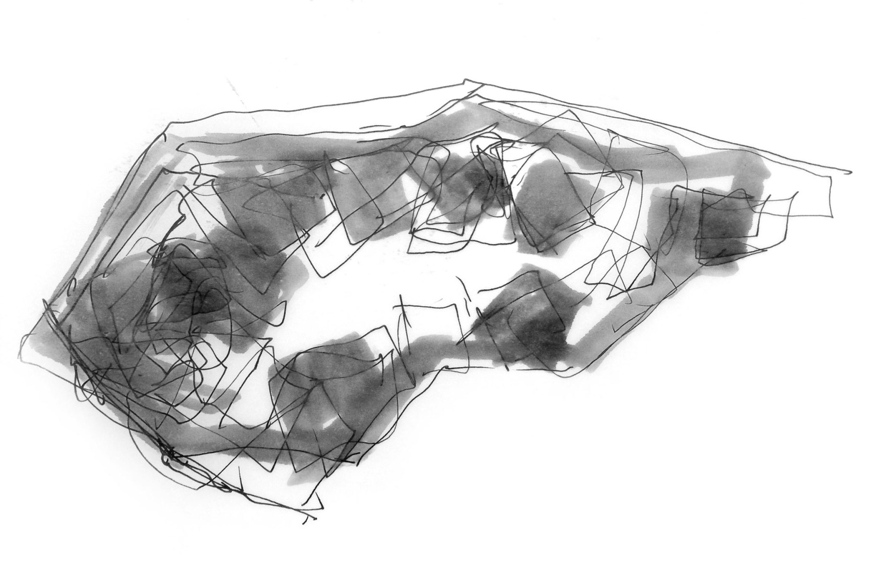 Sketch. Xiao Feng Art Museum by ZAO / standardarchitecture. 