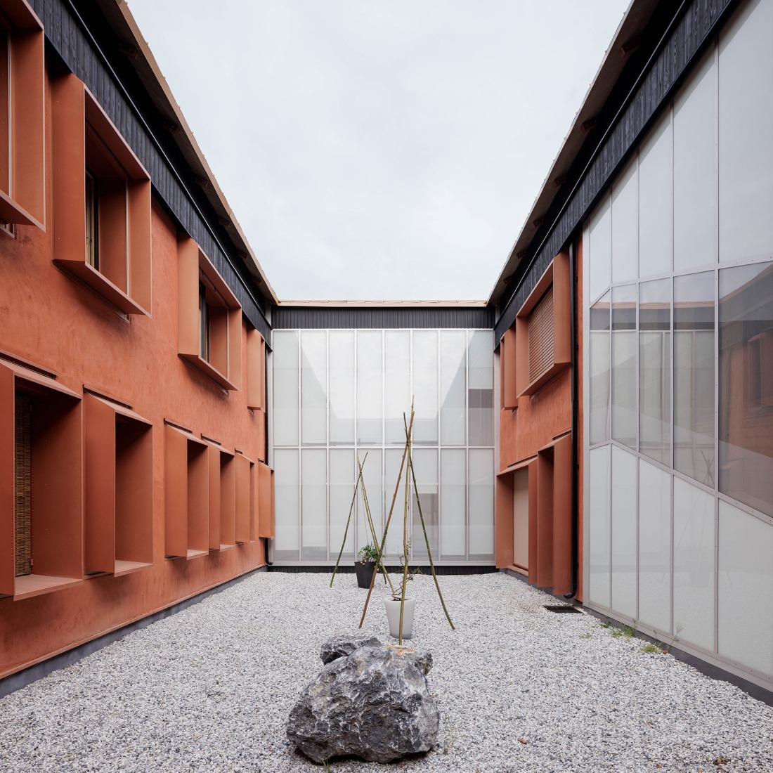 Departmental Social Services House in Langon by ABF-LAB. Photograph by Ivan Mathie.