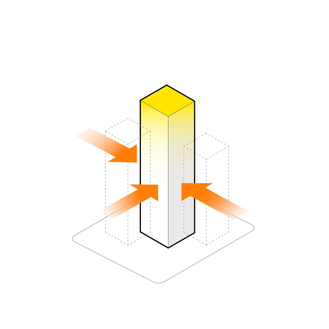 Diagrama. JD Beacon por Büro Ole Scheeren.