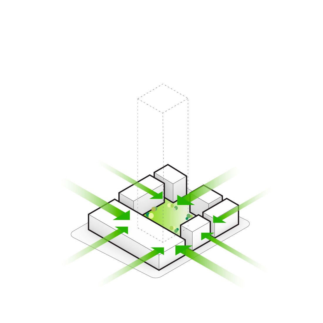 Diagrama. JD Beacon por Büro Ole Scheeren.