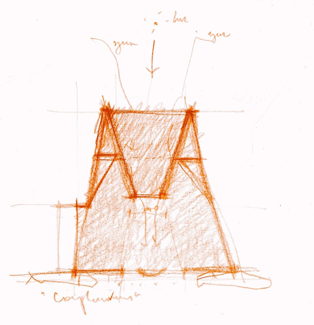 Sketch. COMPLUVIUM by P + S  Estudio de Arquitectura.