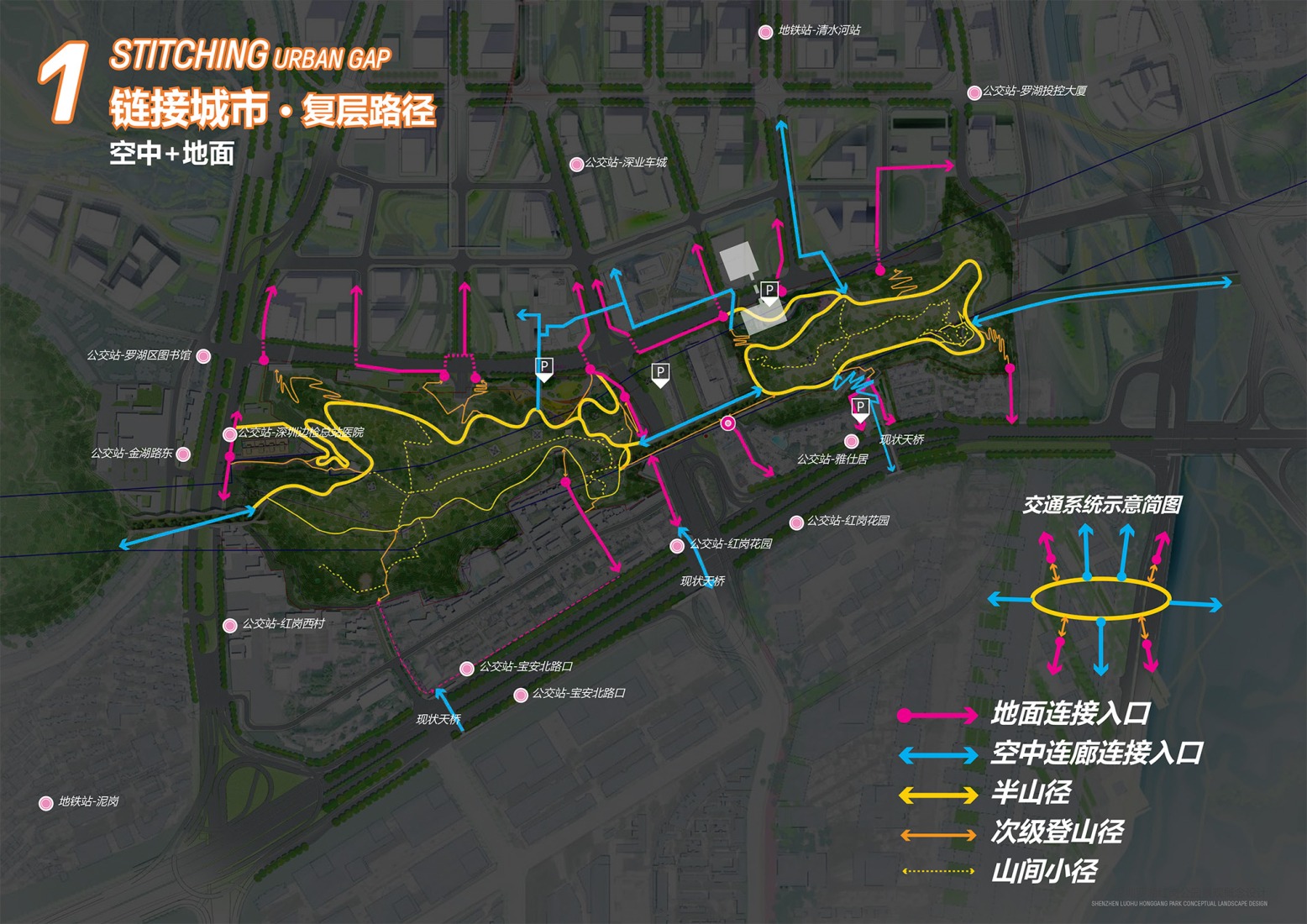 Uniendo la brecha urbana. Parque Hong Gang por SWA.